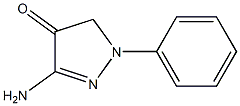 1-PHENYL-3-AMINOPYRAZOLONE Structure