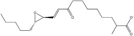 METHYLTRANS-12,13-EPOXY-9-OXO-TRANS-10-OCTADECENOATE Struktur