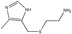 2((5-METHYL-4-IMIDAZOLYL)METHYLTHIO)ETHYLAMINE 结构式