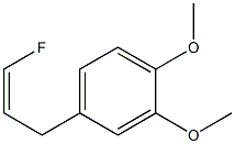  Z-1,2-DIMETHOXY-4-(3-FLUORO-2-PROPENYL)BENZENE