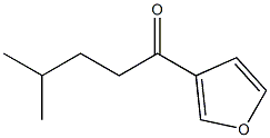 3-(4-METHYLPENTANOYL)FURAN Structure