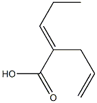 2-ALLYL-2-PENTENOICACID,,结构式