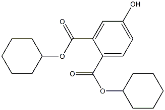 DICYCLOHEXYL4-HYDROXYPHTHALATE Struktur