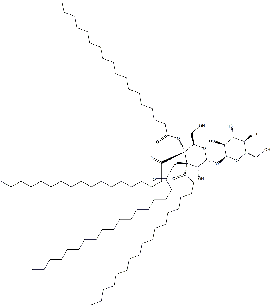 TETRASTEAROYLTREHALOSE Structure