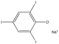SODIUM2,4,6-TRIIODOPHENATE Struktur