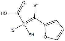 ALPHA-MERCAPTO-BETA-(2-FURYL)ACRYLICACIDDISULPHIDE 结构式