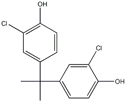 3,3'-DICHLOROBISPHENOLA Structure