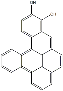 DIBENZO(A,L)PYRENE-11,12-DIOL Struktur