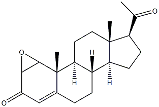 PROGESTERONEEPOXIDE,,结构式