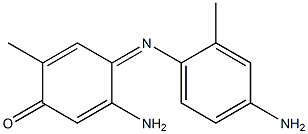 5-AMINO-4-((4-AMINO-2-METHYLPHENYL)IMINO)-2-METHYL-2,5-CYCLOHEXADIEN-1-ONE 化学構造式