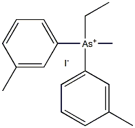 METHYL-ETHYL-DI-(META-TOLYL)ARSONIUMIODIDE