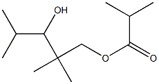 2,2,4-TRIMETHYLPENTANE-1,3-DIOLMONO(2-METHYL)PROPANOATE Structure