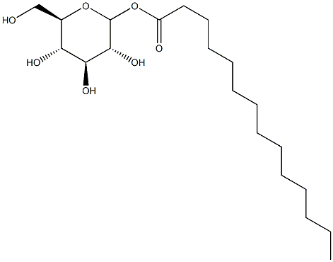 MYRISTOYLGLUCOPYRANOSE Structure