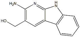 2-AMINO-3-HYDROXYMETHYL-9H-PYRIDO[2,3-B]INDOLE Structure