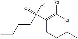 DI-N-BUTYL-2,2-DICHLOROVINYLPHOSPHINATE Structure