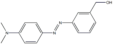 3'-HYDROXYMETHYL-N,N-DIMETHYL-4-AMINOAZOBENZENE,,结构式