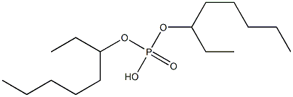 DI-(ETHYLHEXYL)-PHOSPHORICACID Structure