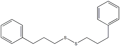 BIS(PHENYLPROPYL)DISULPHIDE Structure