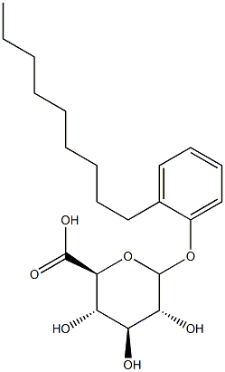 NONYLPHENOLGLUCURONIDE 化学構造式