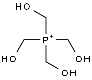 TETRAKIS(HYDROXYMETHYL)PHOSPHONIUMSALTS 结构式
