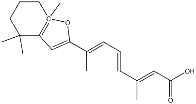 5,8-EPOXY-ALL-TRANS-RETINOICACID Structure