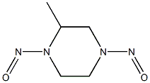 PIPERAZINE,1,4-DINITROSO-2-METHYL- Structure