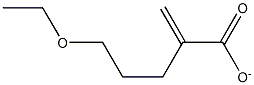 ETHOXYLETHYLMETHACRYLATE 化学構造式