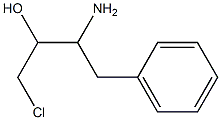 BENZYL-1-AMINO-3-CHLORO-2-HYDROXYPROPANE 化学構造式