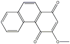 3-METHOXY-1,4-PHENANTHRENEQUINONE Structure
