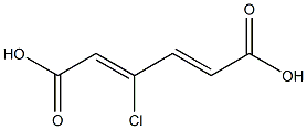 BETA-CHLOROMUCONICACID Struktur