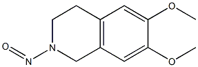 2-NITROSO-6,7-DIMETHOXYTETRAHYDROISOQUINOLINE,,结构式