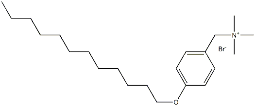 PARA-DODECYLOXYBENZYLTRIMETHYLAMMONIUMBROMIDE,,结构式