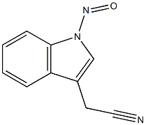 N-NITROSO-INDOLE-3-ACETONITRILE Structure