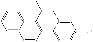 8-HYDROXY-5-METHYLCHRYSENE Structure