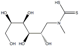 N-METHYL-N-DITHIOCARBOXY-D-GLUCAMINE,,结构式