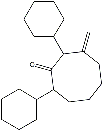 2,8-DICYCLOHEXYLMETHYLENECYCLOOCTANONE,,结构式