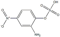 2-AMINO-4-NITROPHENOLSULPHATE Structure