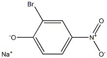2-BROMO-4-NITROPHENOL,SODIUMSALT Structure
