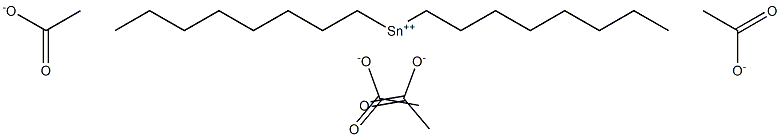 DIOCTYLTINACETATE,,结构式