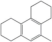 9-methyl-1,2,3,4,5,6,7,8-octahydrophenanthrene Struktur