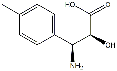 (2S,3S)-3-Amino-2-hydroxy-3-(4-methyl-phenyl)-propanoic acid 结构式