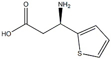 (R)-3-Amino-3-(2-thienyl)-propanoic acid Structure