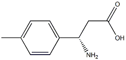 (S)-3-Amino-3-(4-methyl-phenyl)-propanoic acid Structure