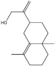 2-(4a,8-dimethyl-2,3,4,5,6,7-hexahydro-1H-naphthalen-2-yl)prop-2-en-1-ol Struktur
