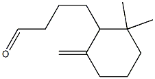 4-(2,2-dimethyl-6-methylidene-cyclohexyl)butanal 化学構造式