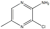 3-Chloro-5-methyl-pyrazin-2-ylamine 化学構造式