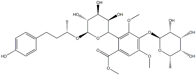 [(2R,3R,4S,5R,6R)-3,4,5-trihydroxy-6-[(2S)-4-(4-hydroxyphenyl)butan-2-yl]oxy-oxan-2-yl]methyl 3,5-dimethoxy-4-[(2S,3R,4R,5S,6S)-3,4,5-trihydroxy-6-methyl-oxan-2-yl]oxy-benzoate