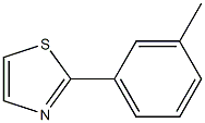 2-m-tolylthiazole,,结构式