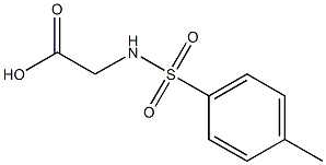 N-(toluene-4-sulfonyl)-glycine,,结构式