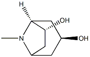(1S,3S,7R)-8-methyl-8-azabicyclo[3.2.1]octane-3,7-diol 结构式